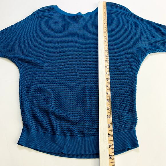Express Blue Mesh  Top Size Small - Picture 4 of 6
